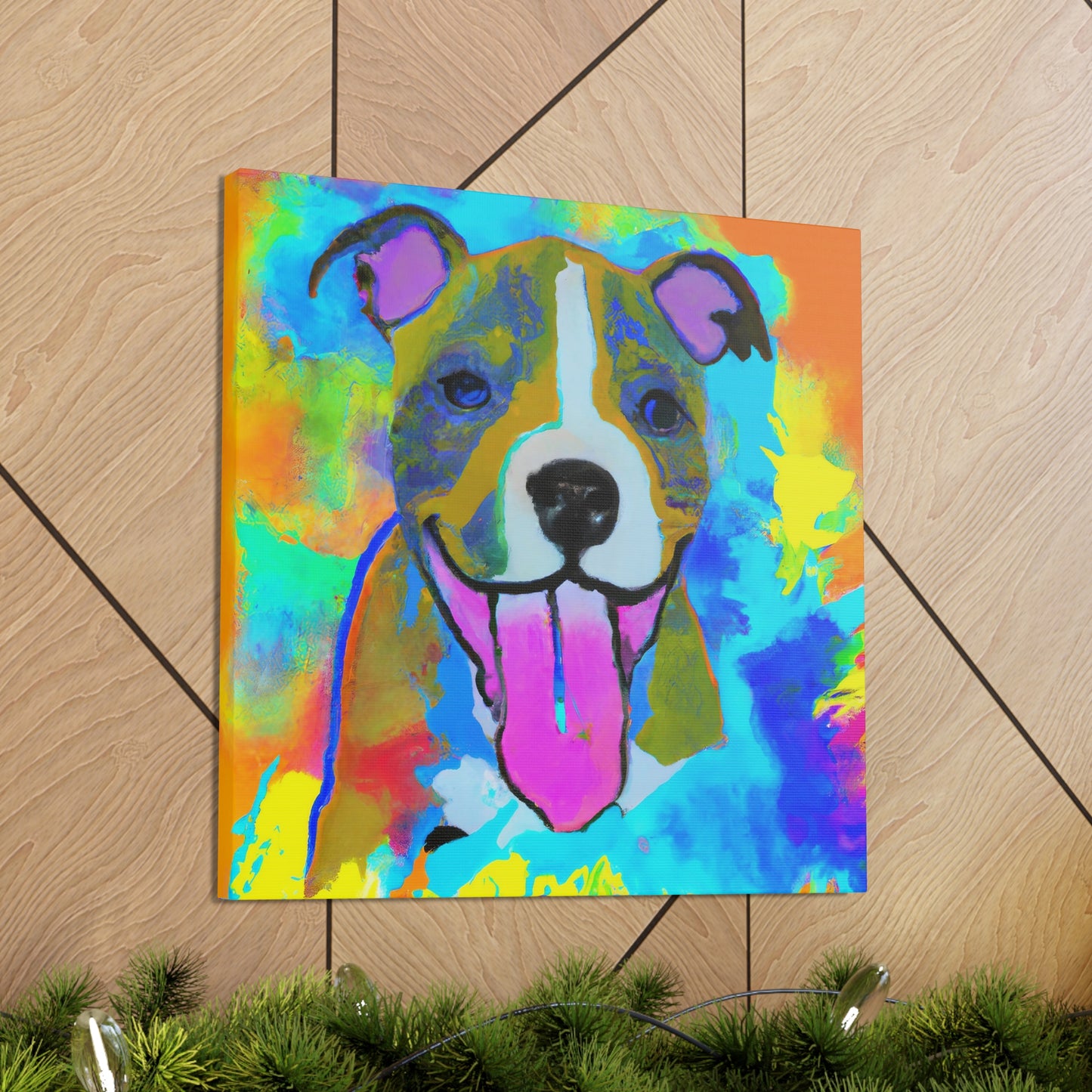 The Royal Painter - Lady Augusta Sommerset - Pitbull Puppy - Canvas