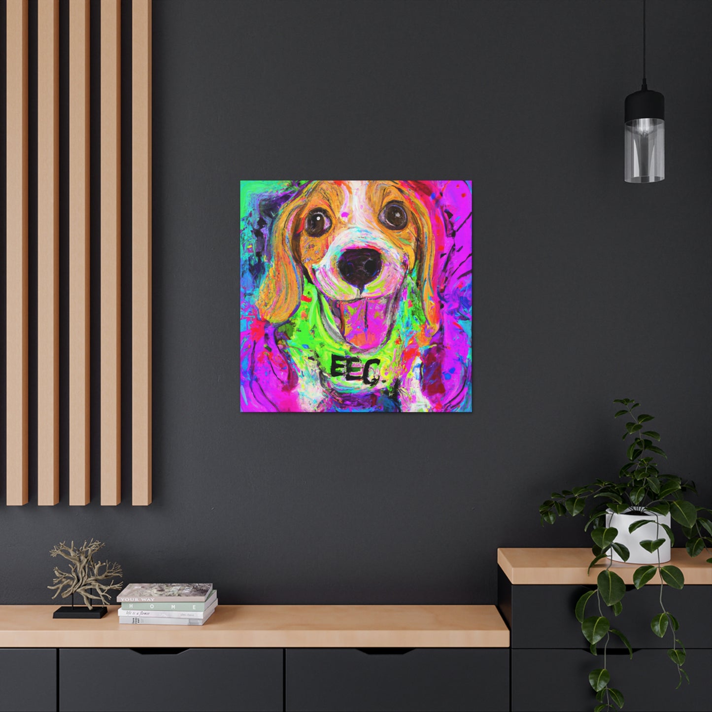 Skullianne de Belgarde - Beagle Puppy - Canvas