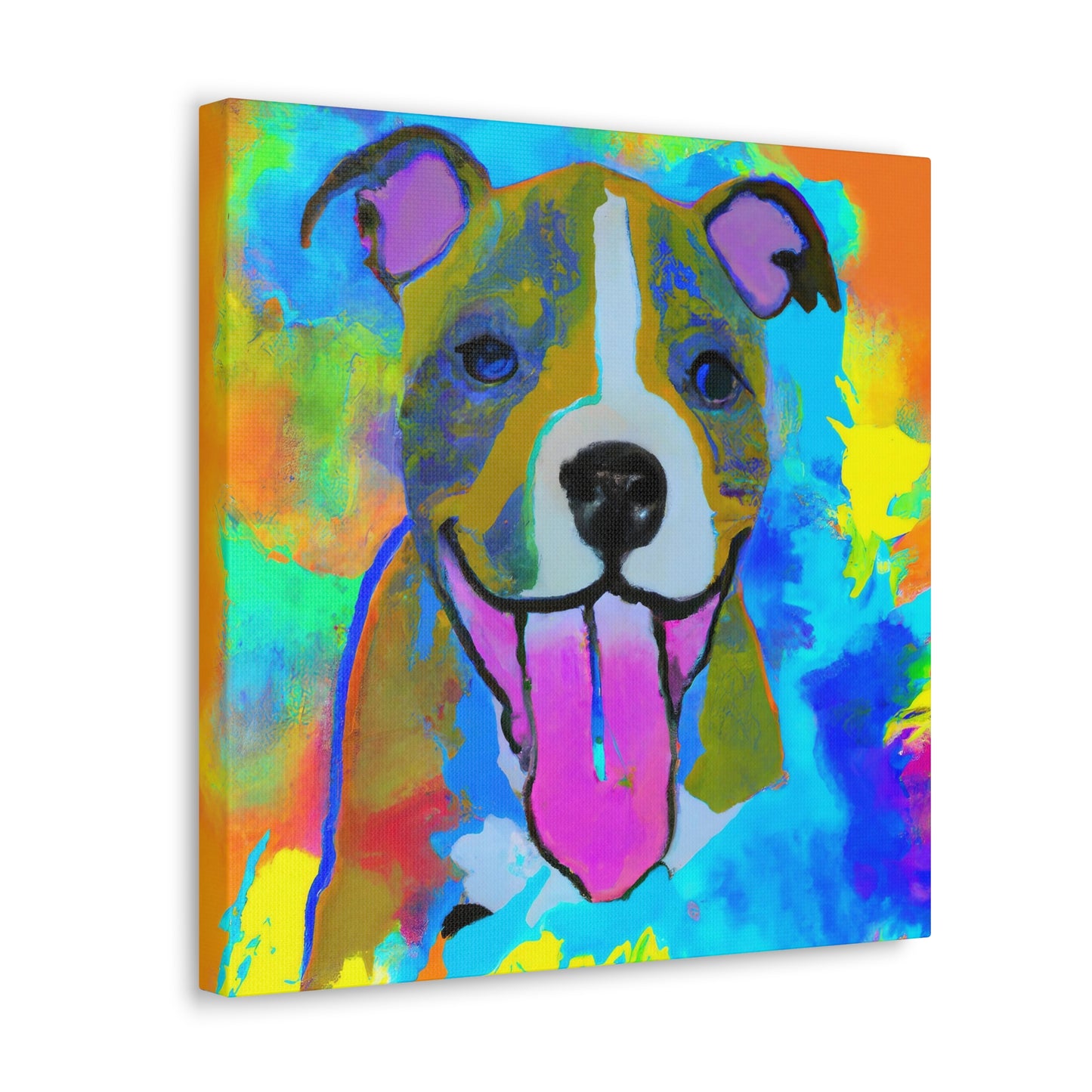 The Royal Painter - Lady Augusta Sommerset - Pitbull Puppy - Canvas