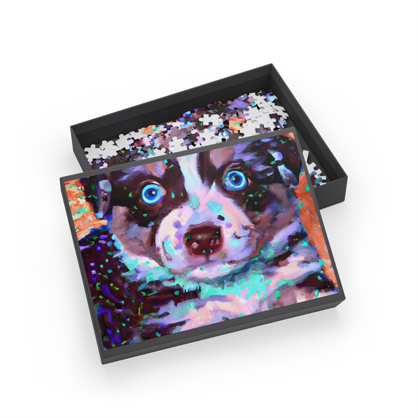 Claude Perleau - Australian Shepherd Puppy - Puzzle