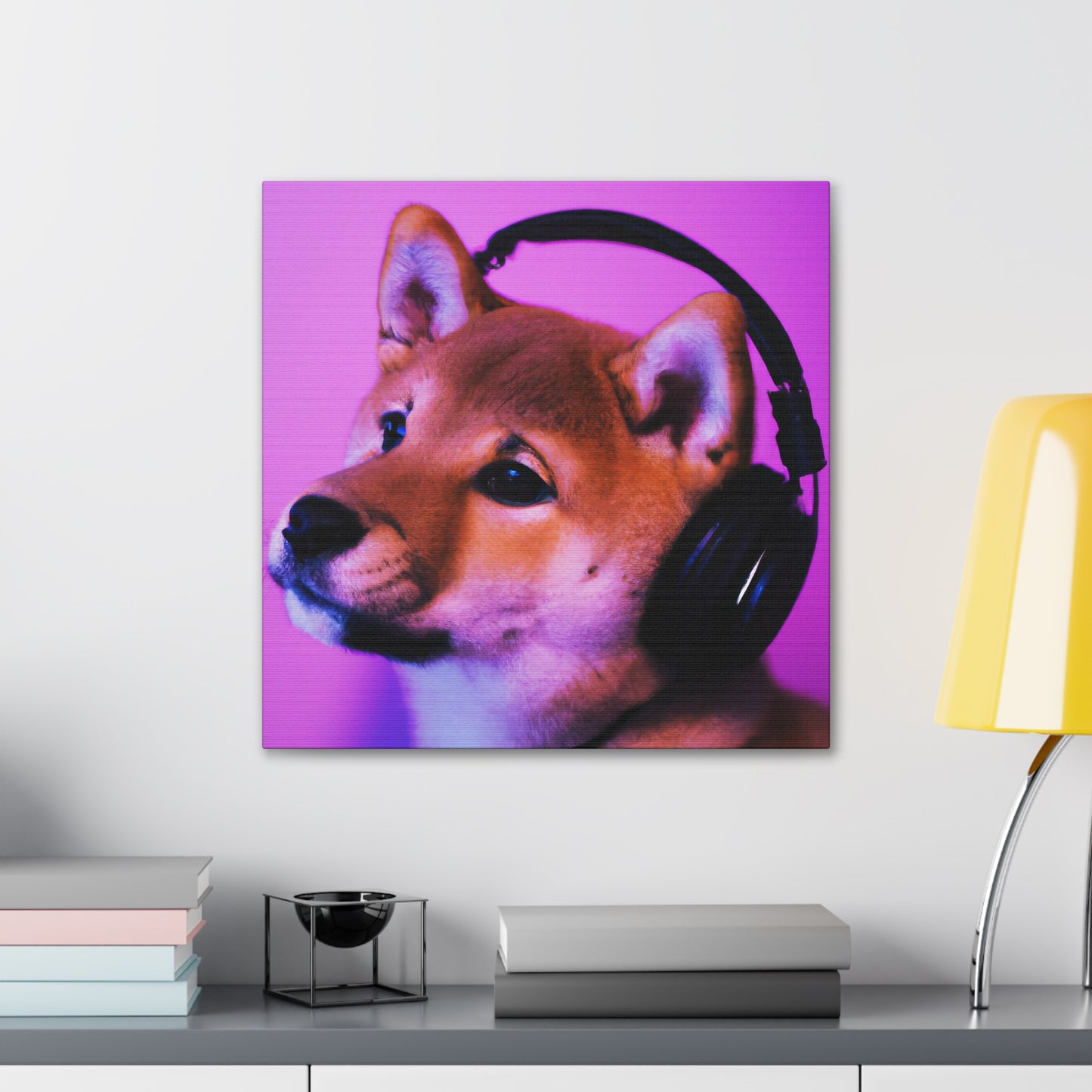 Myongu Angiro - Shiba Inu - Canvas