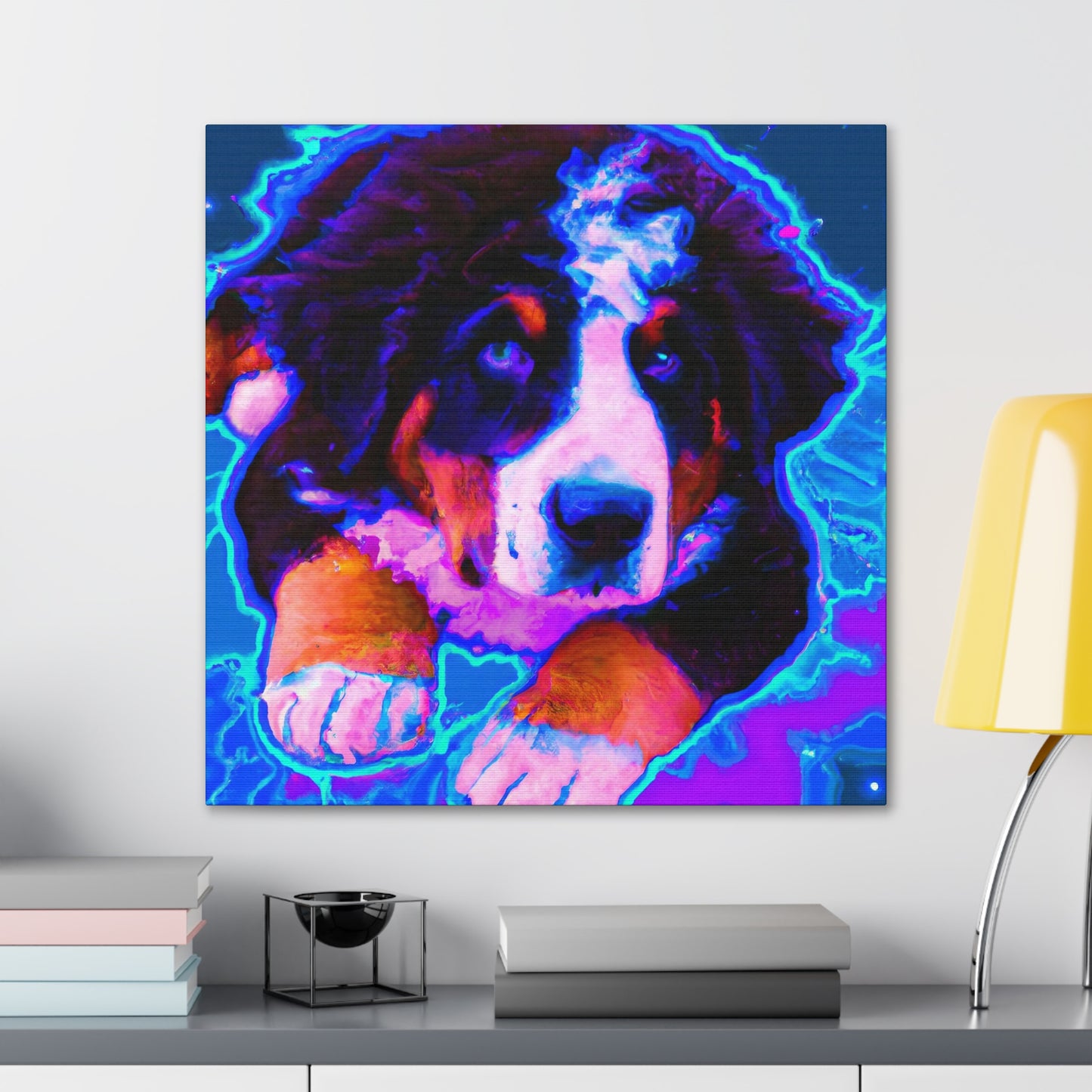 Countess Adelina von Stauffenberg - Bernese Mountain Dog - Canvas