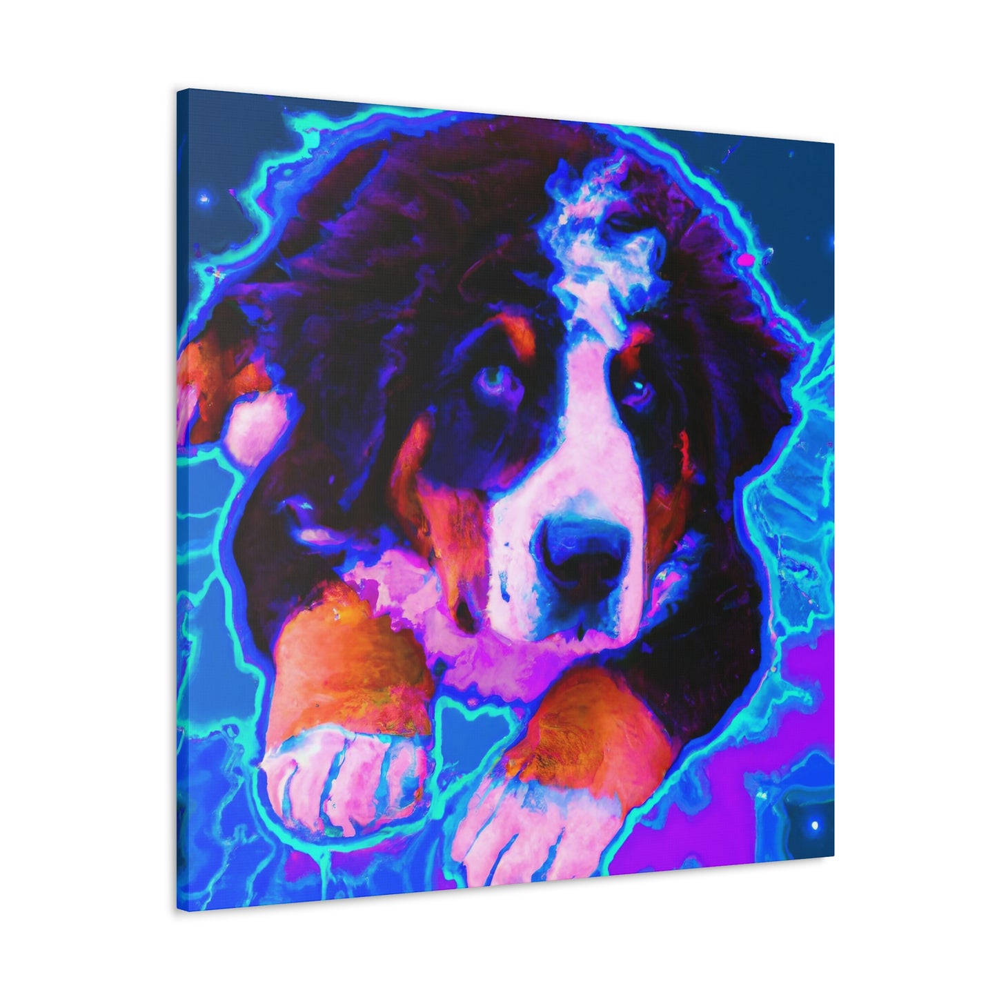 Countess Adelina von Stauffenberg - Bernese Mountain Dog - Canvas