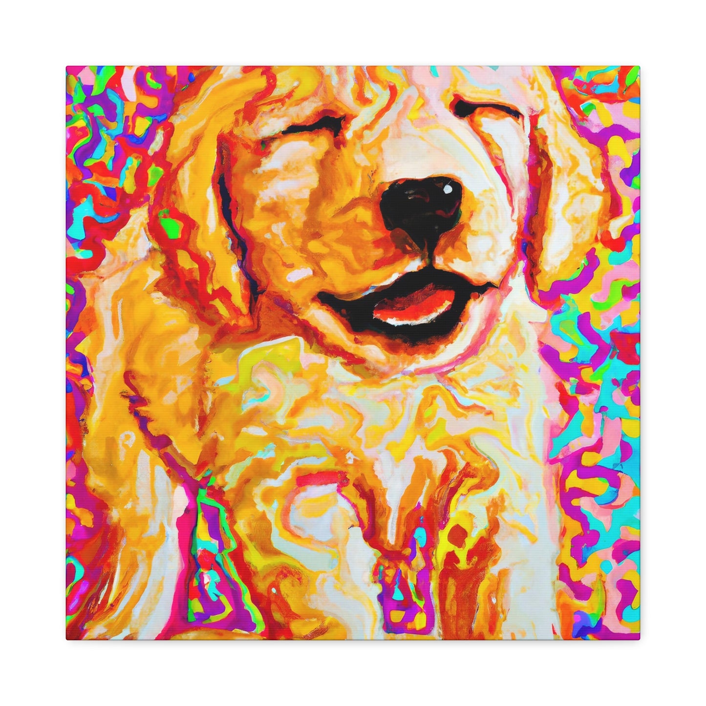 Prince Abilio de Iadesi. - Golden Retriever Puppy - Canvas