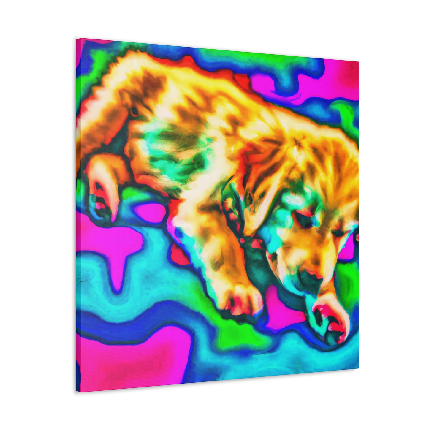 Regalia de Souveraine - Golden Retriever Puppy - Canvas