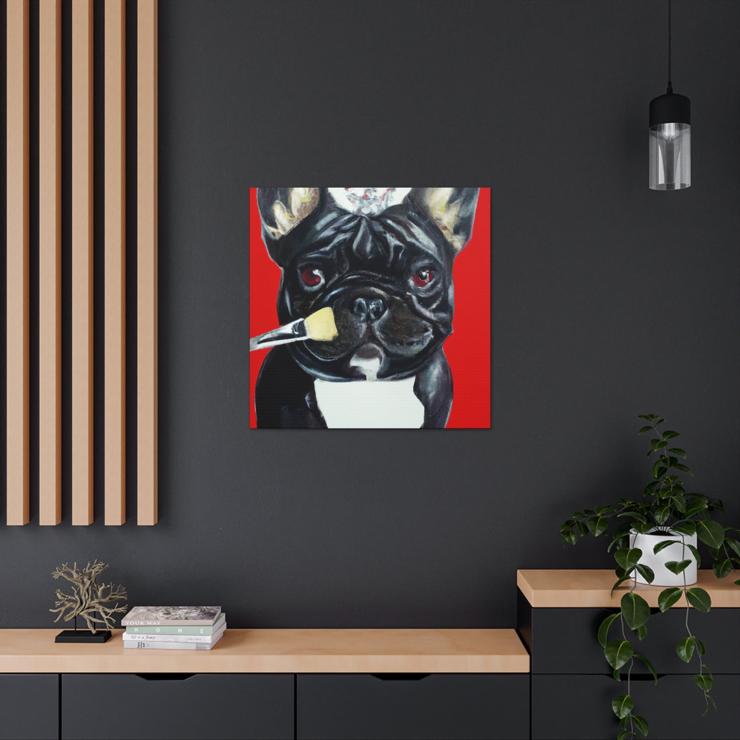 Diana Augusta di Medici (French Bulldog) - Canvas