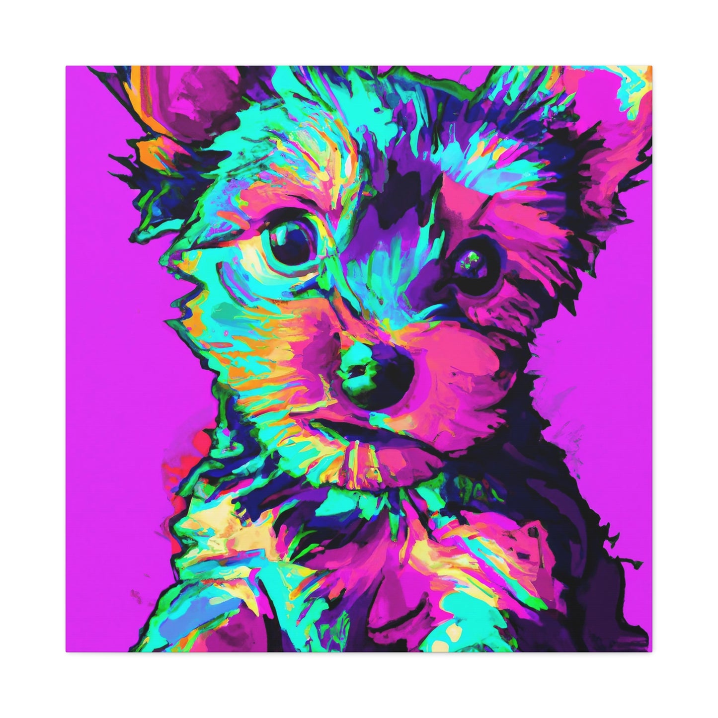 Eutivicious Vinteros - Yorkie Puppy - Canvas