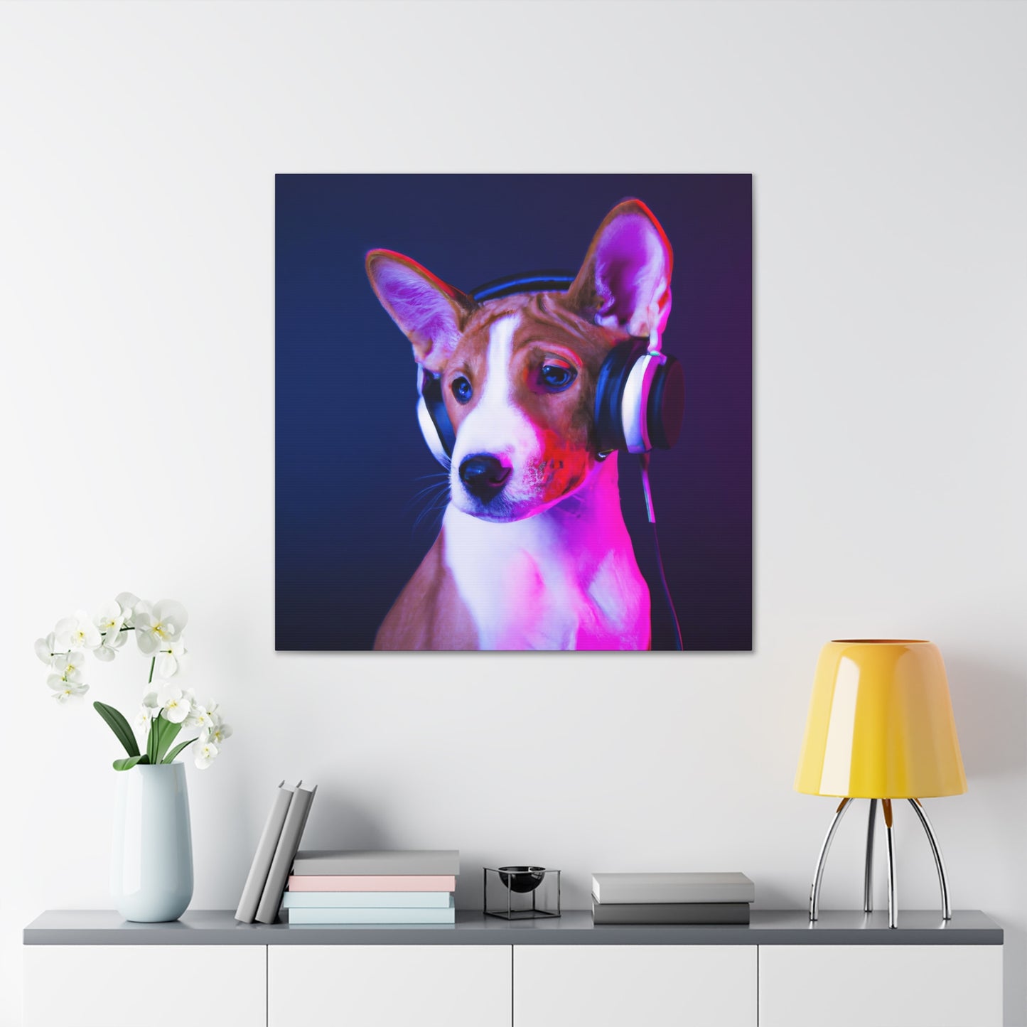 Dalia Ching-Nur - Basenji - Canvas