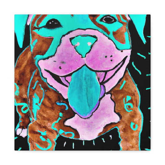 Horace von Hapsburg - Pitbull Puppy - Canvas