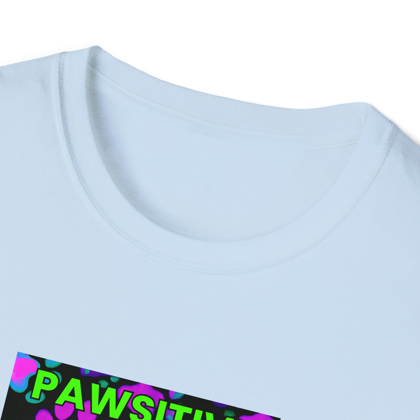 Minerva the Mindful Messenger. - "Pawsitive Vibes Only" Unisex Tee