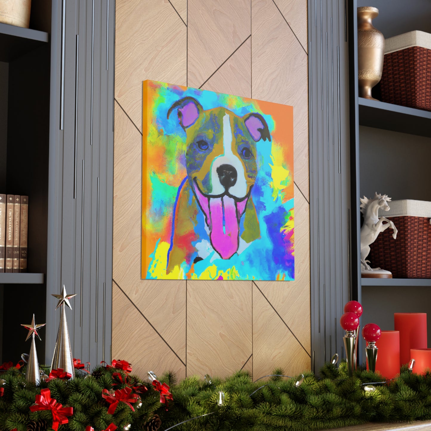 The Royal Painter - Lady Augusta Sommerset - Pitbull Puppy - Canvas