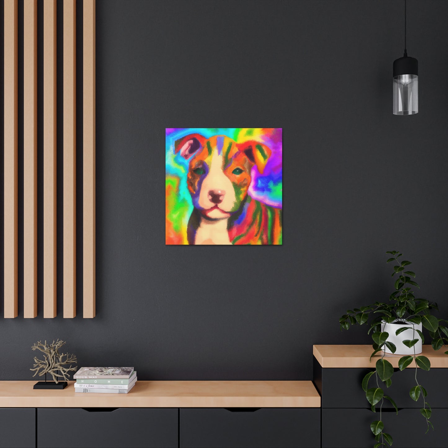 Countess Aurora Delacroix - Pitbull Puppy - Canvas