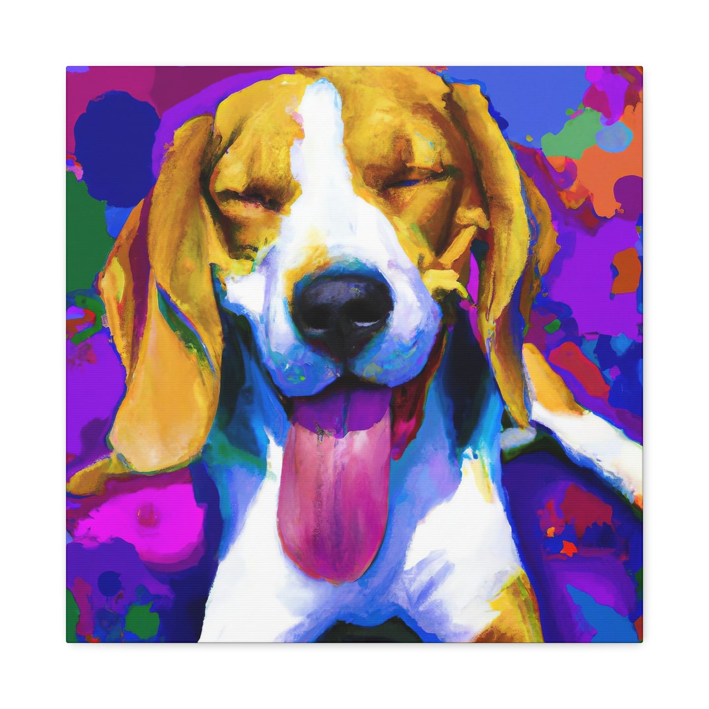 Gwendolynne the Noble Artist - Beagle Puppy - Canvas