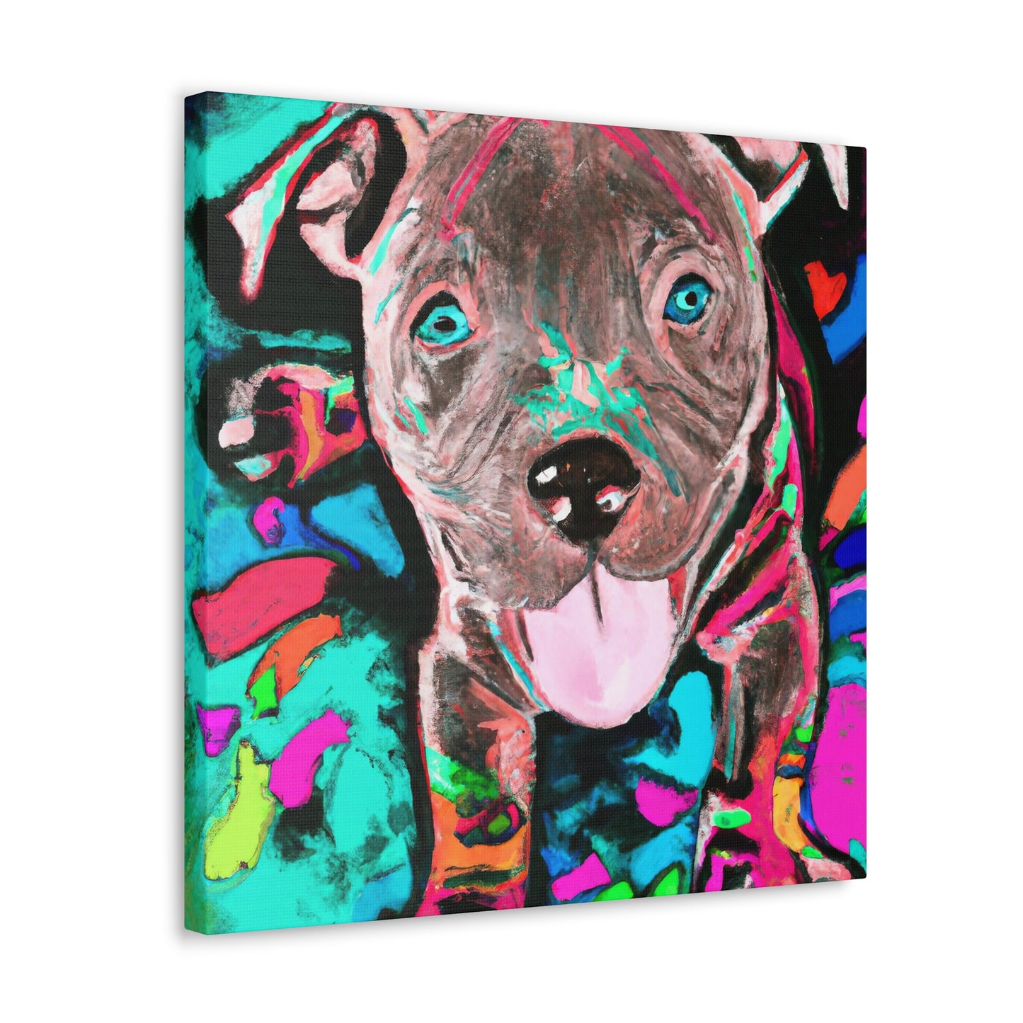 Princess Artemide of Florence - Pitbull Puppy - Canvas