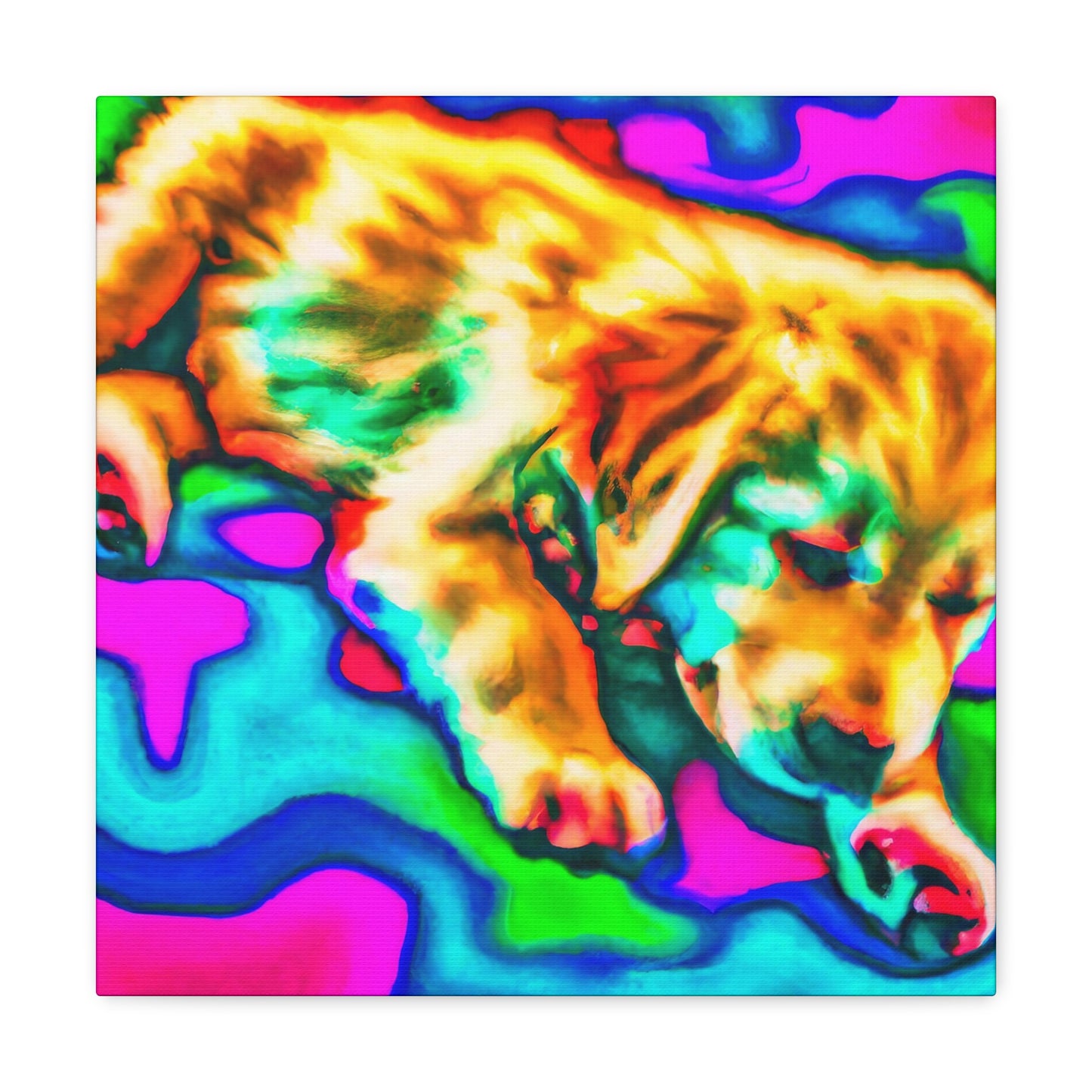 Regalia de Souveraine - Golden Retriever Puppy - Canvas