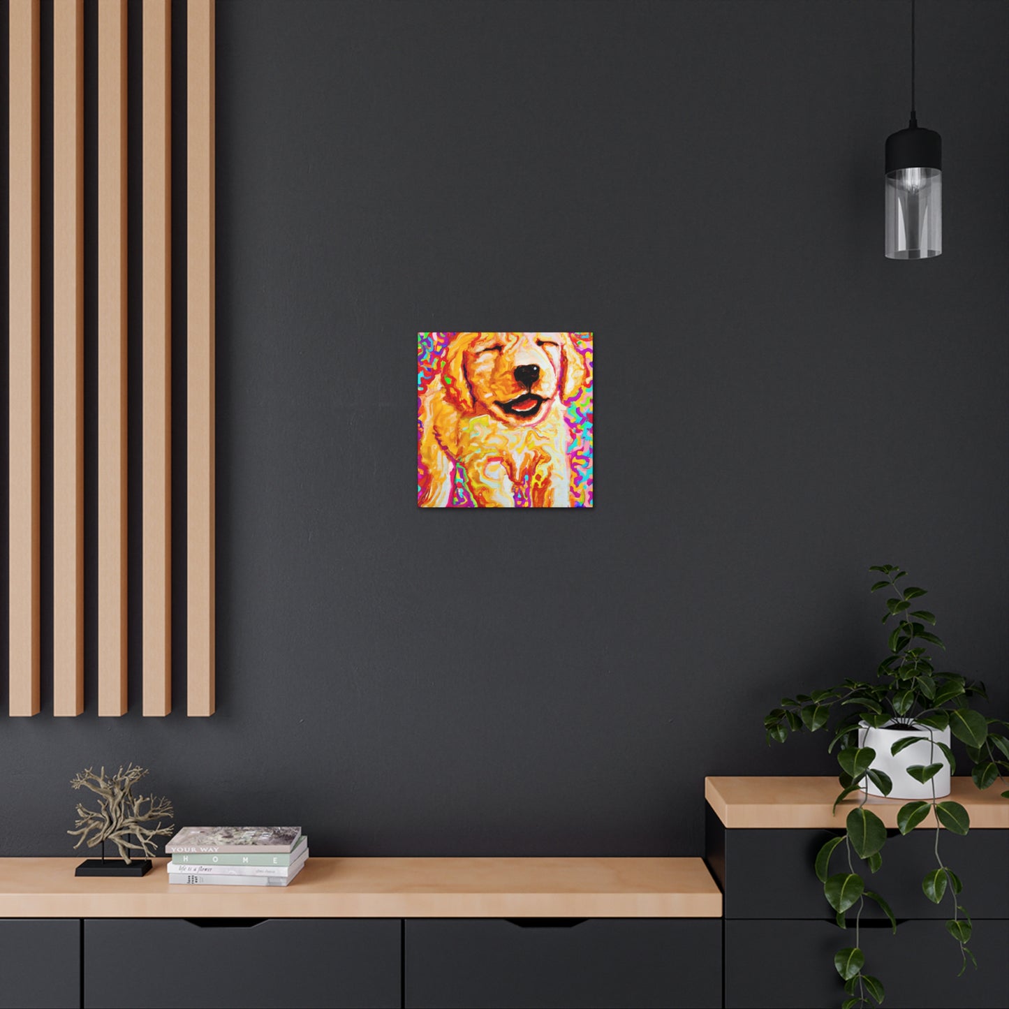 Prince Abilio de Iadesi. - Golden Retriever Puppy - Canvas