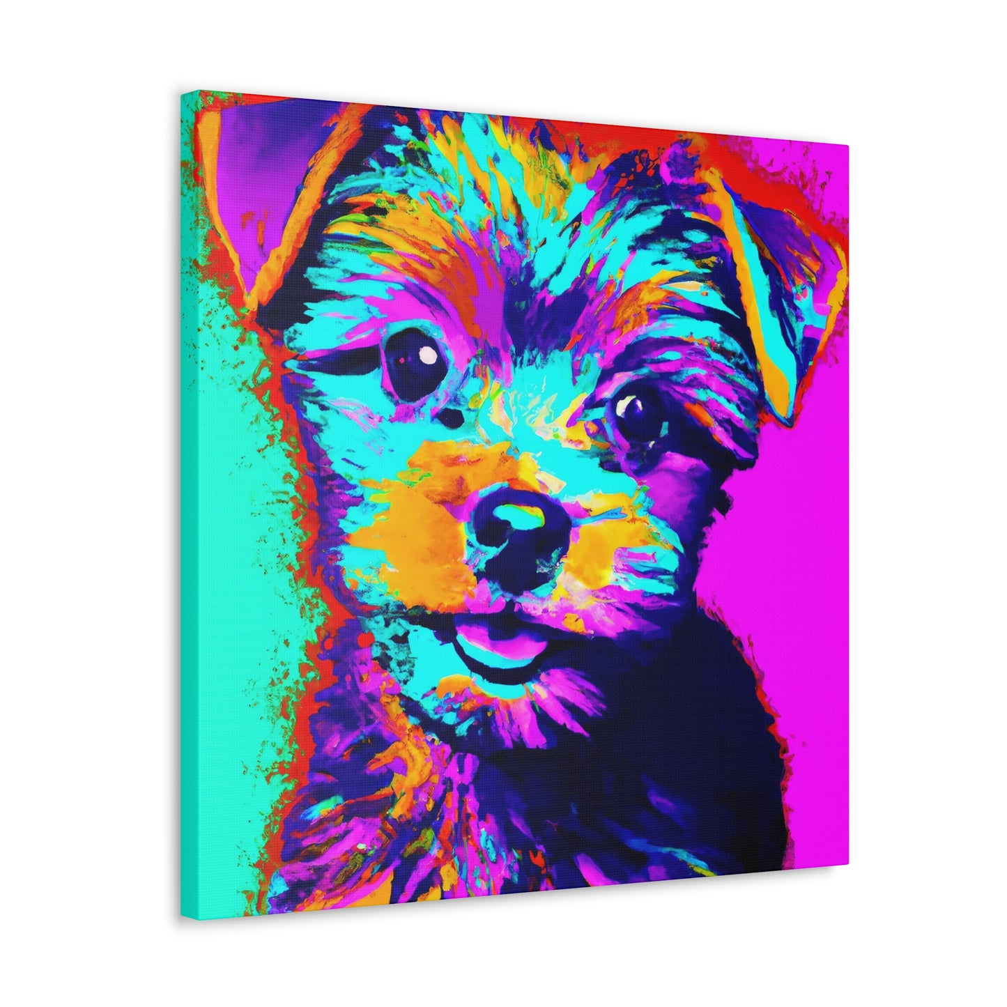 Afton Wilhemina de Winshire - Yorkie Puppy - Canvas