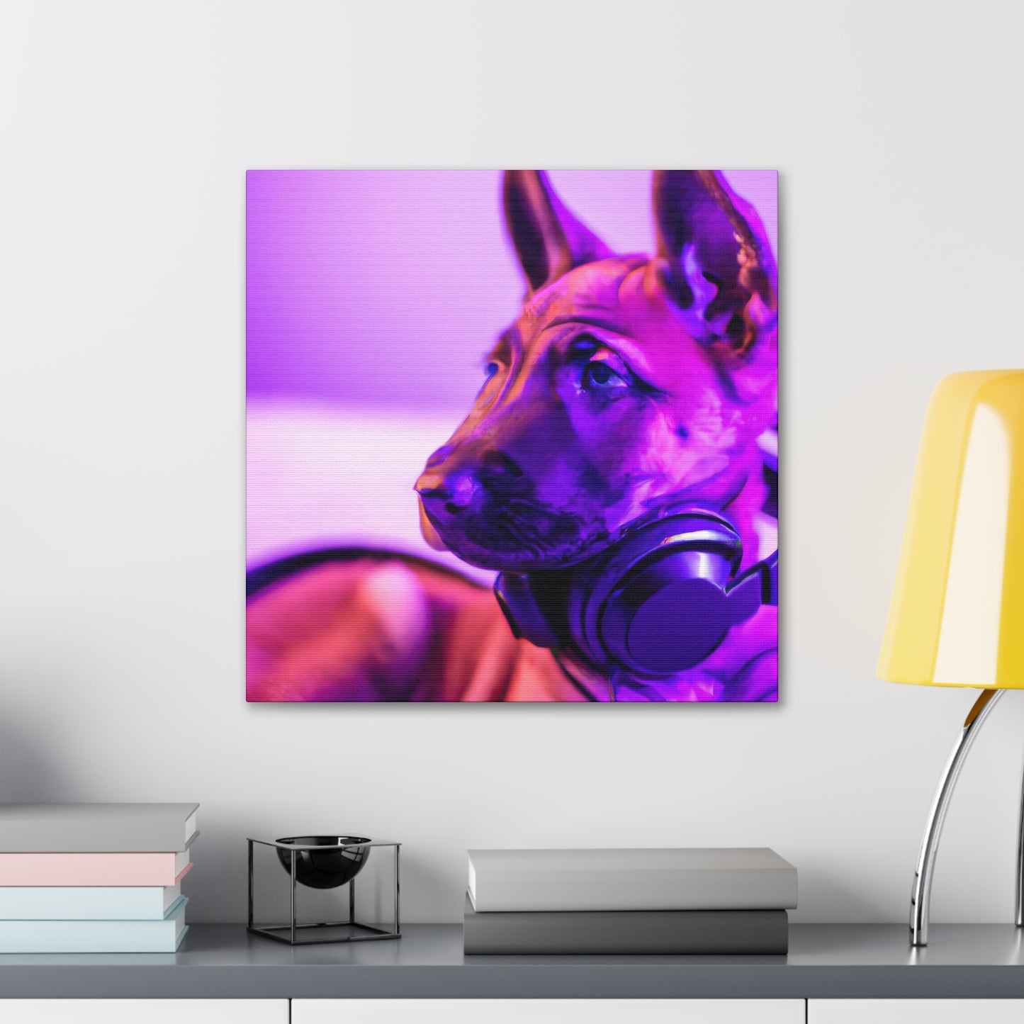 Archduke Madeline of Belgium - Belgian Malinois - Canvas