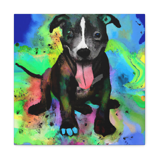 Isamon Emperius - Pitbull Puppy - Canvas