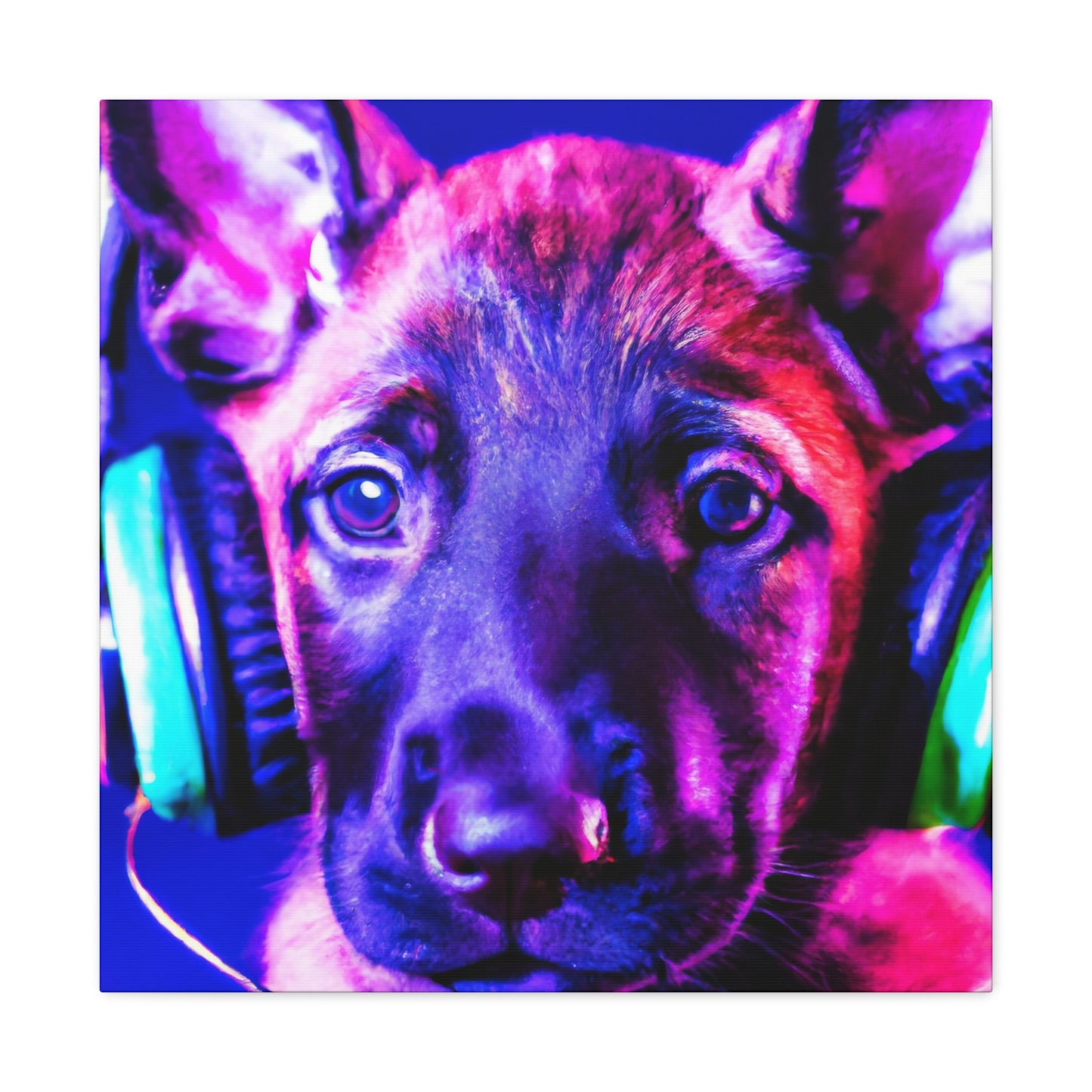 Countess Agathe de La Violette - Belgian Malinois - Canvas