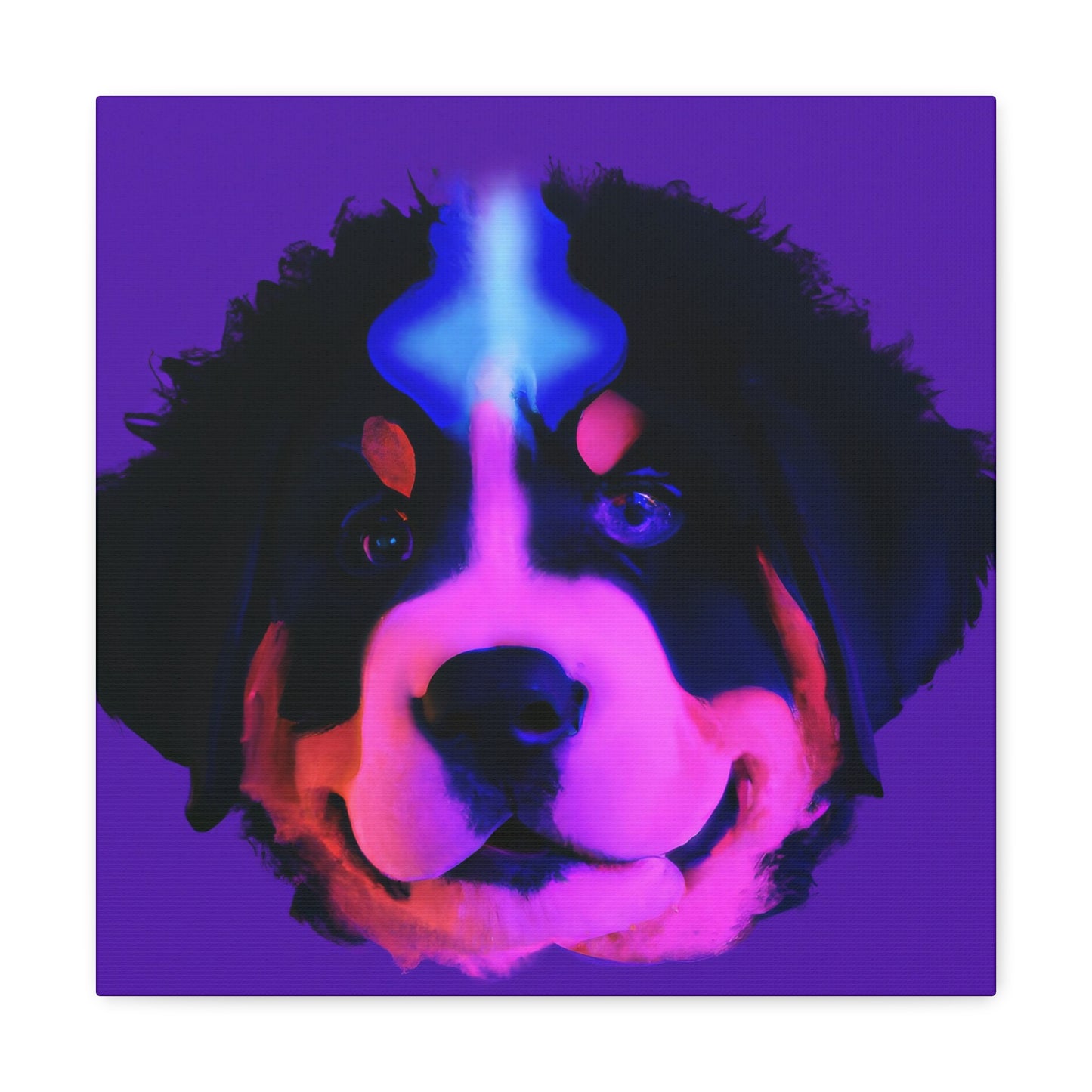 Countess Astrid von Basel - Bernese Mountain Dog - Canvas