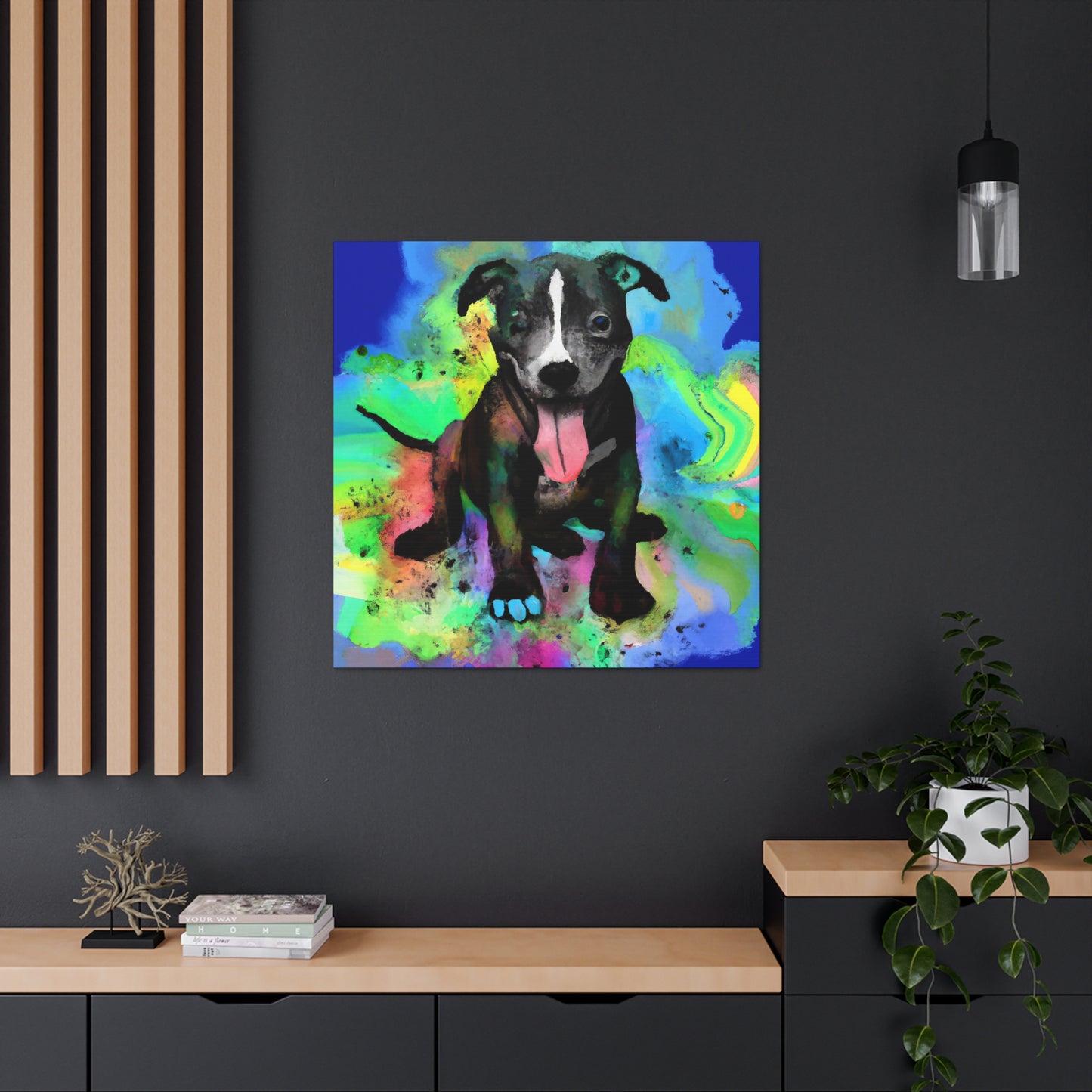 Isamon Emperius - Pitbull Puppy - Canvas