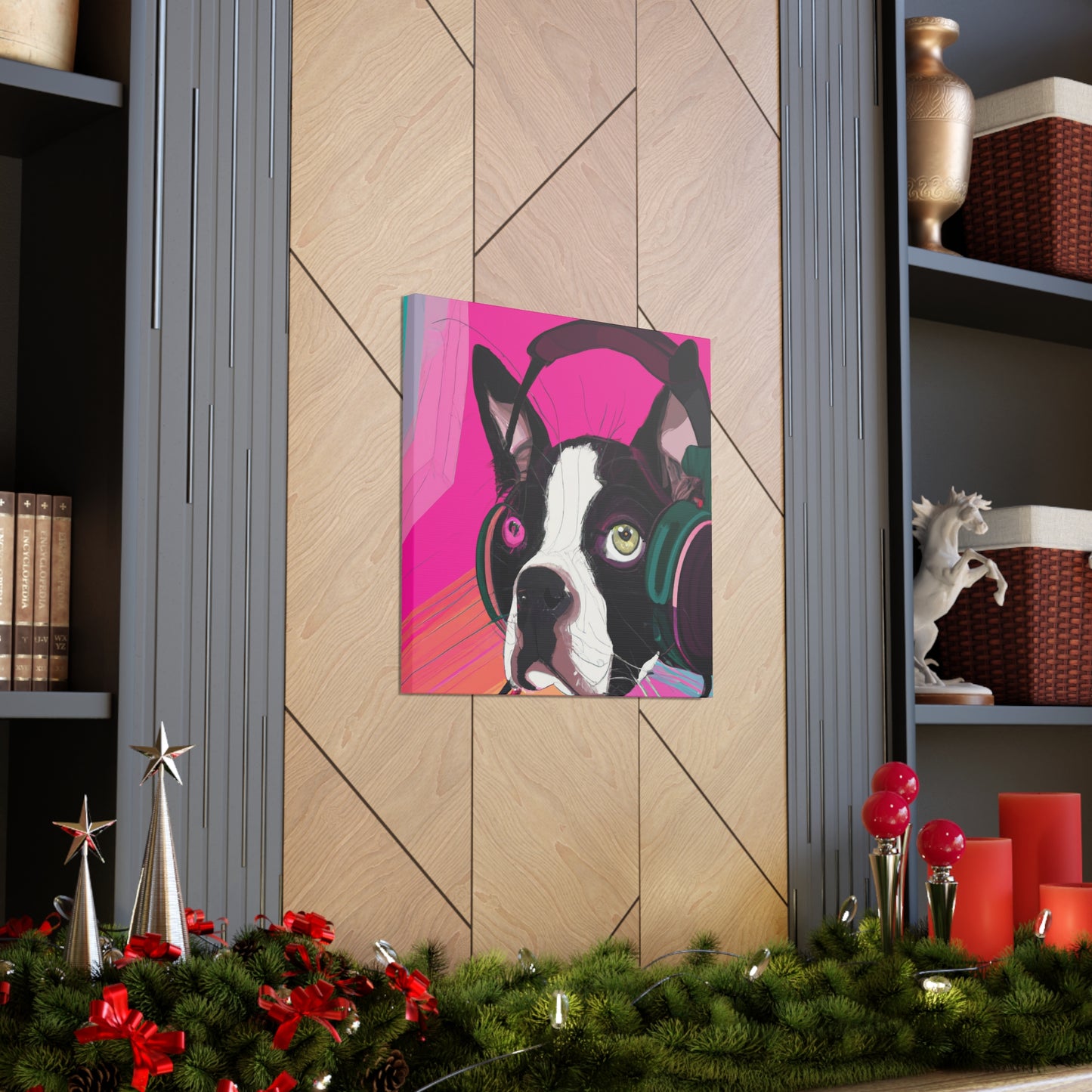 Countess Abigail Amethyst Parmelee of Boston. - Boston Terrier - Canvas