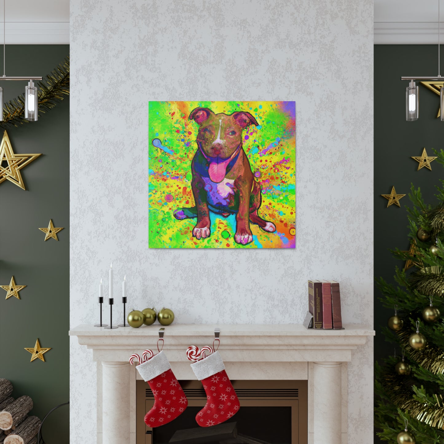 Princess Artemisa of Albion - Pitbull Puppy - Canvas