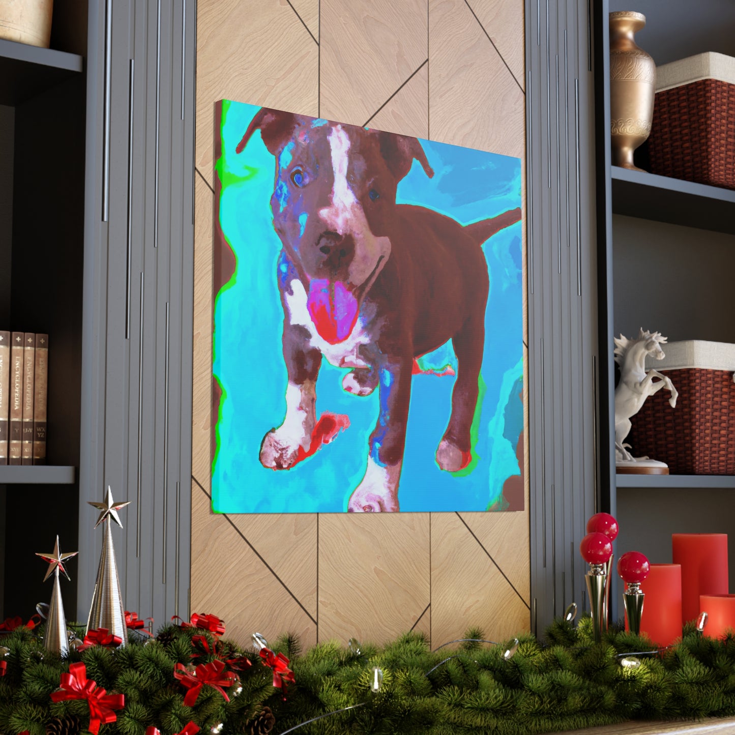 Rivana Von Rothshausen - Pitbull Puppy - Canvas