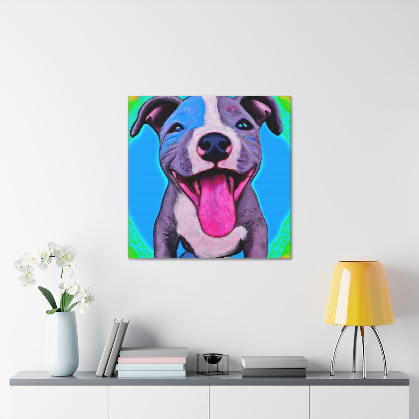 Celestina Elsanna de Veniela - Pitbull Puppy - Canvas