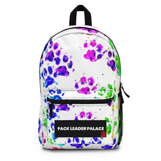 Flamboyant Françoise - Paw Print - Backpack