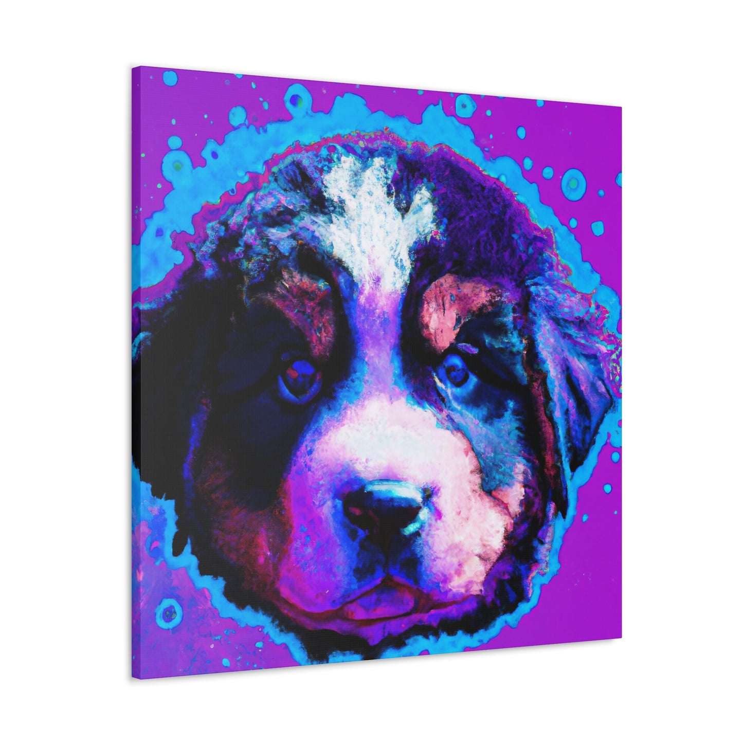 Queen Ellahanna of the Evercloaks - Bernese Mountain Dog - Canvas