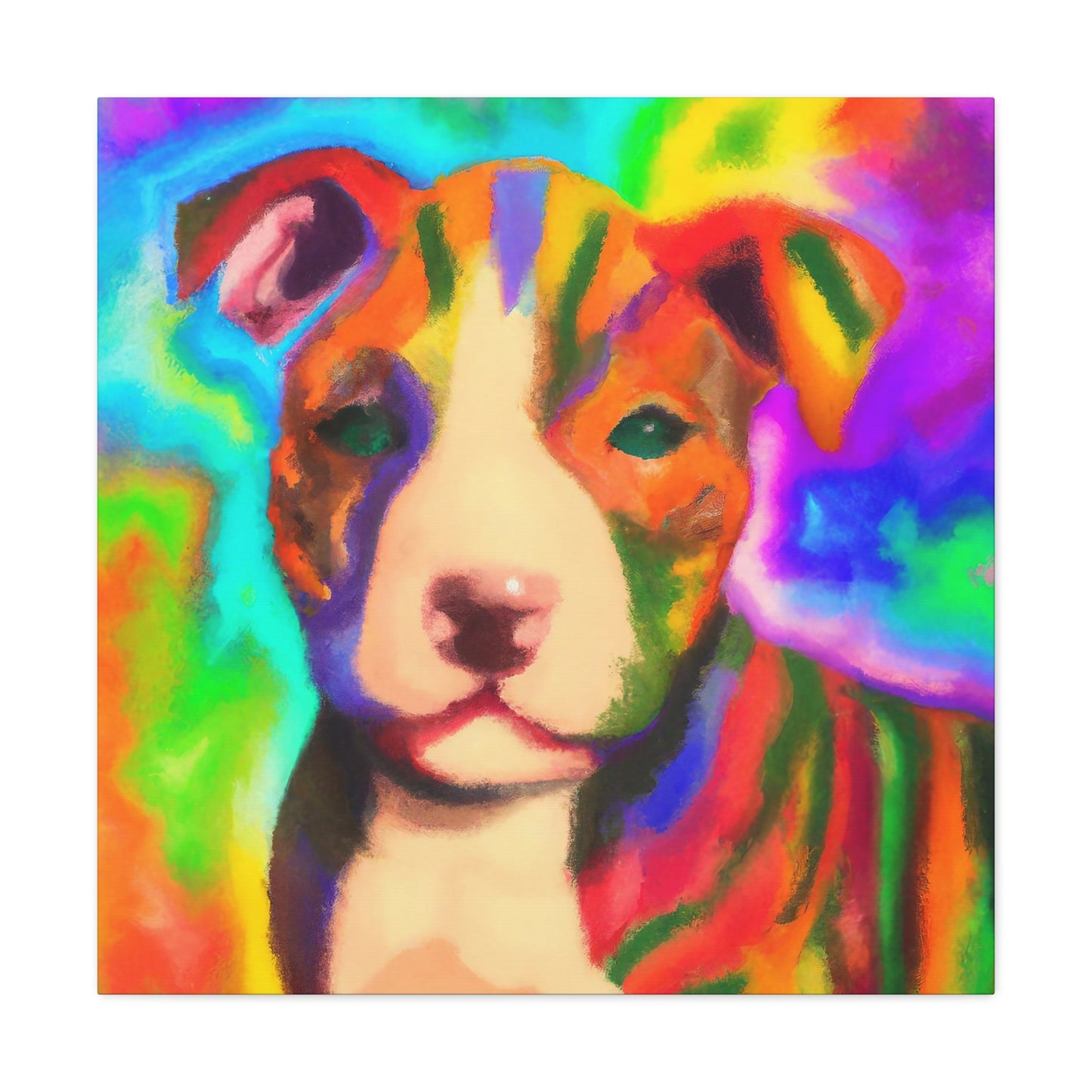 Countess Aurora Delacroix - Pitbull Puppy - Canvas