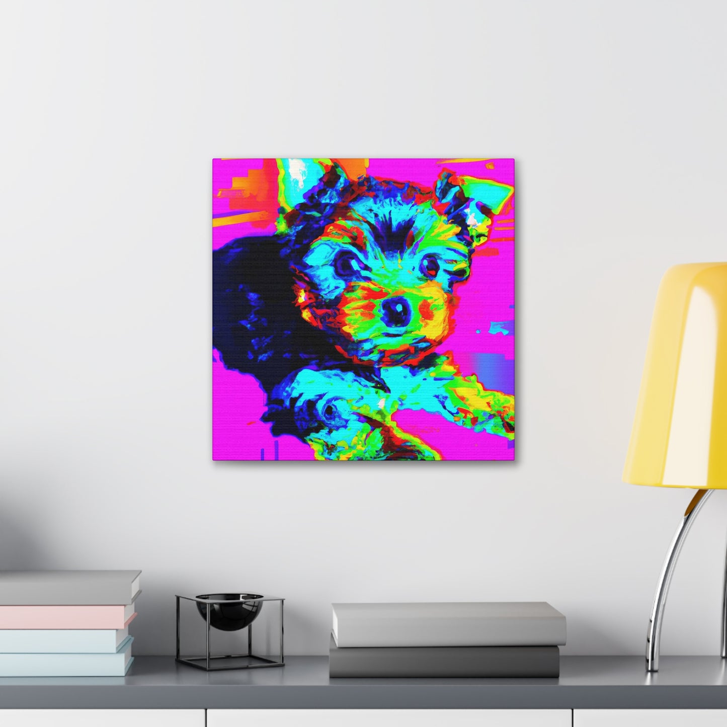 Kingston Dionita I - Yorkie Puppy - Canvas