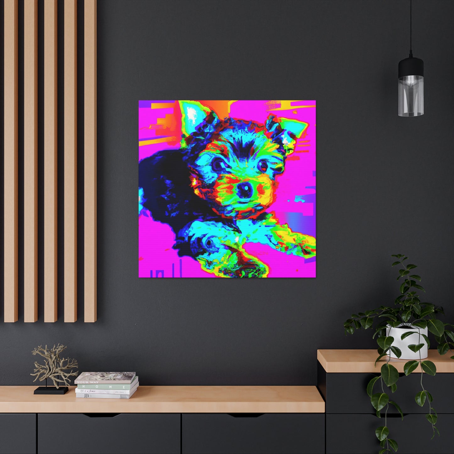 Kingston Dionita I - Yorkie Puppy - Canvas