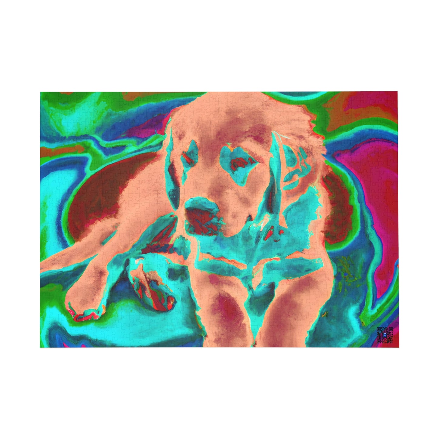 Aurélie Exploration. - Golden Retriever Puppy - Puzzle