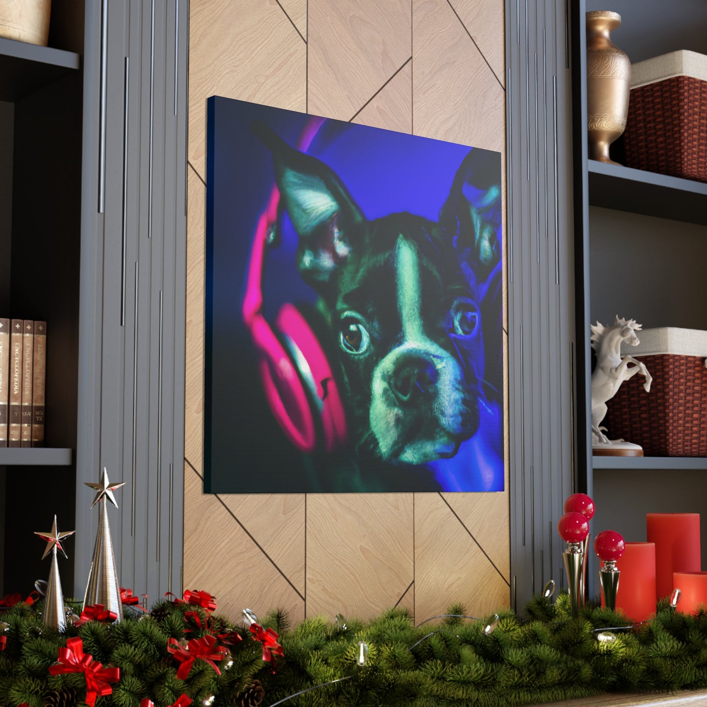 Countess Lorelai Augusta of Boston - Boston Terrier - Canvas