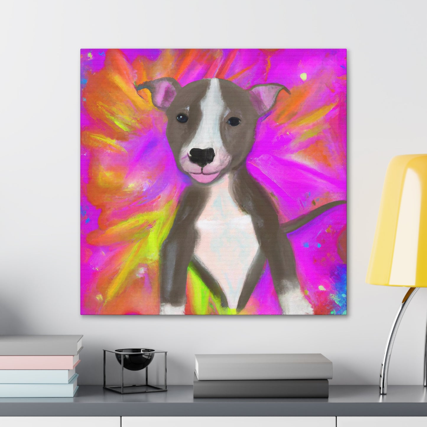 Artemisaristea Royaltea - Pitbull Puppy - Canvas