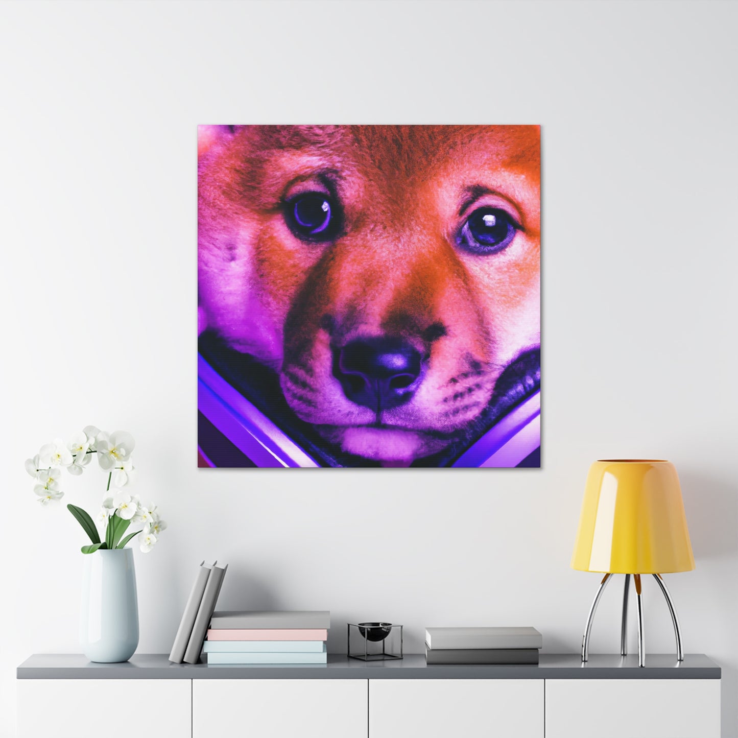 Kiran Karni - Shiba Inu - Canvas