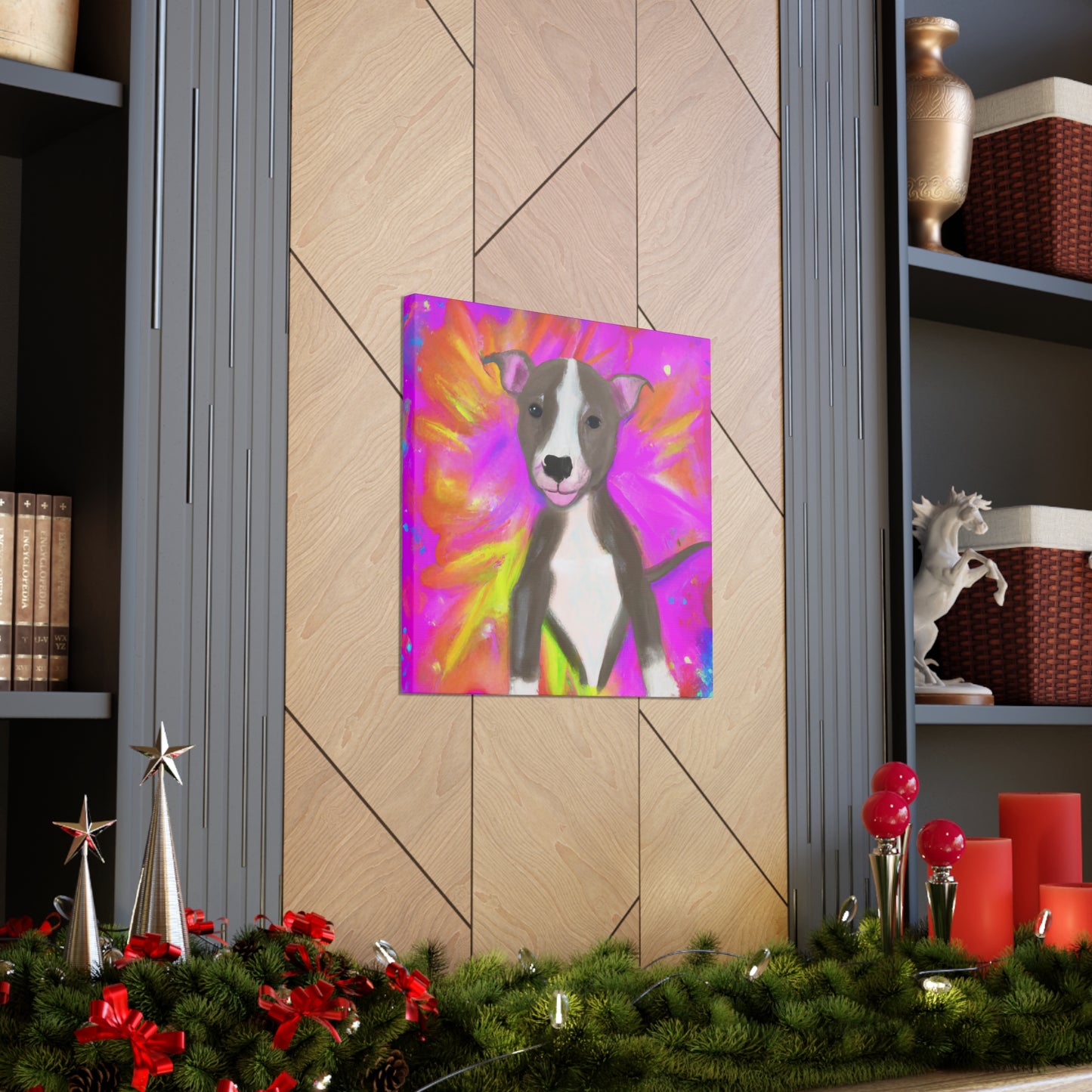 Artemisaristea Royaltea - Pitbull Puppy - Canvas