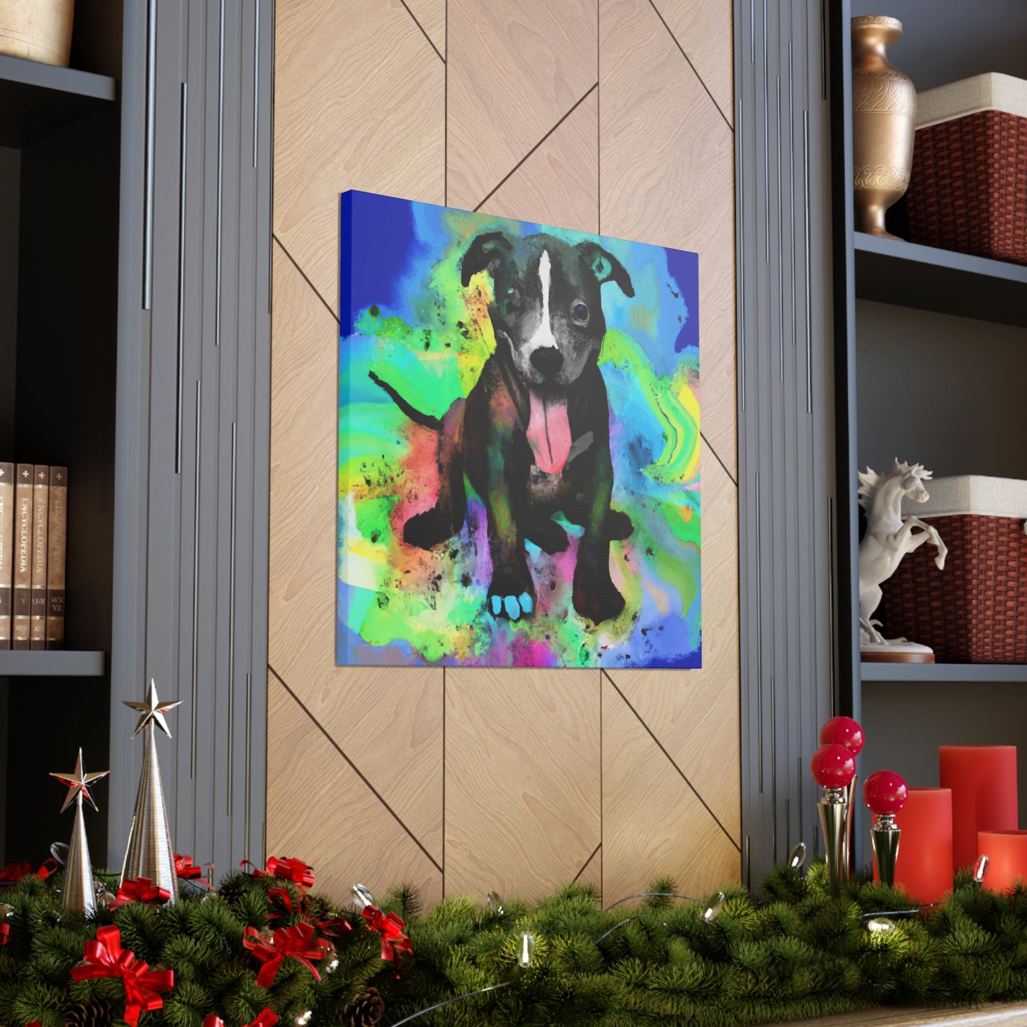 Isamon Emperius - Pitbull Puppy - Canvas