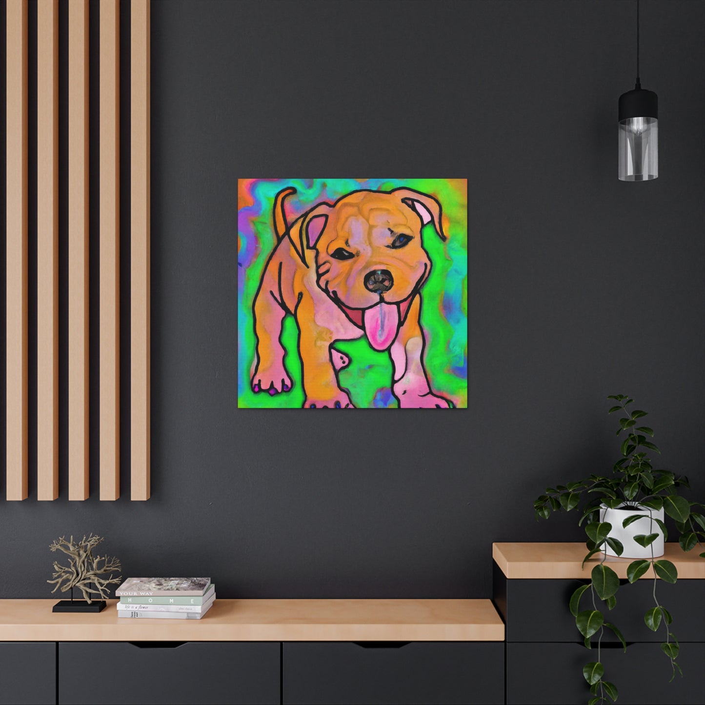 Aristonte Royaltye - Pitbull Puppy - Canvas