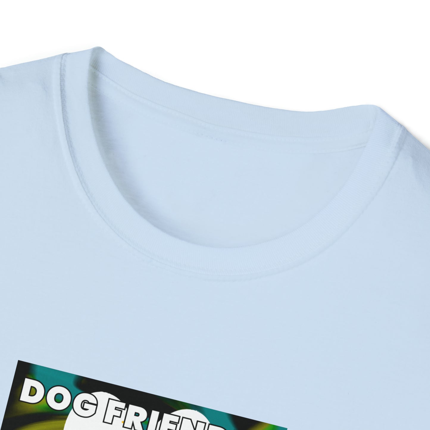 name

Streetsmithie - "Dog Friendly, People Reactive" (Yellow Blue Swirl) Unisex Tee