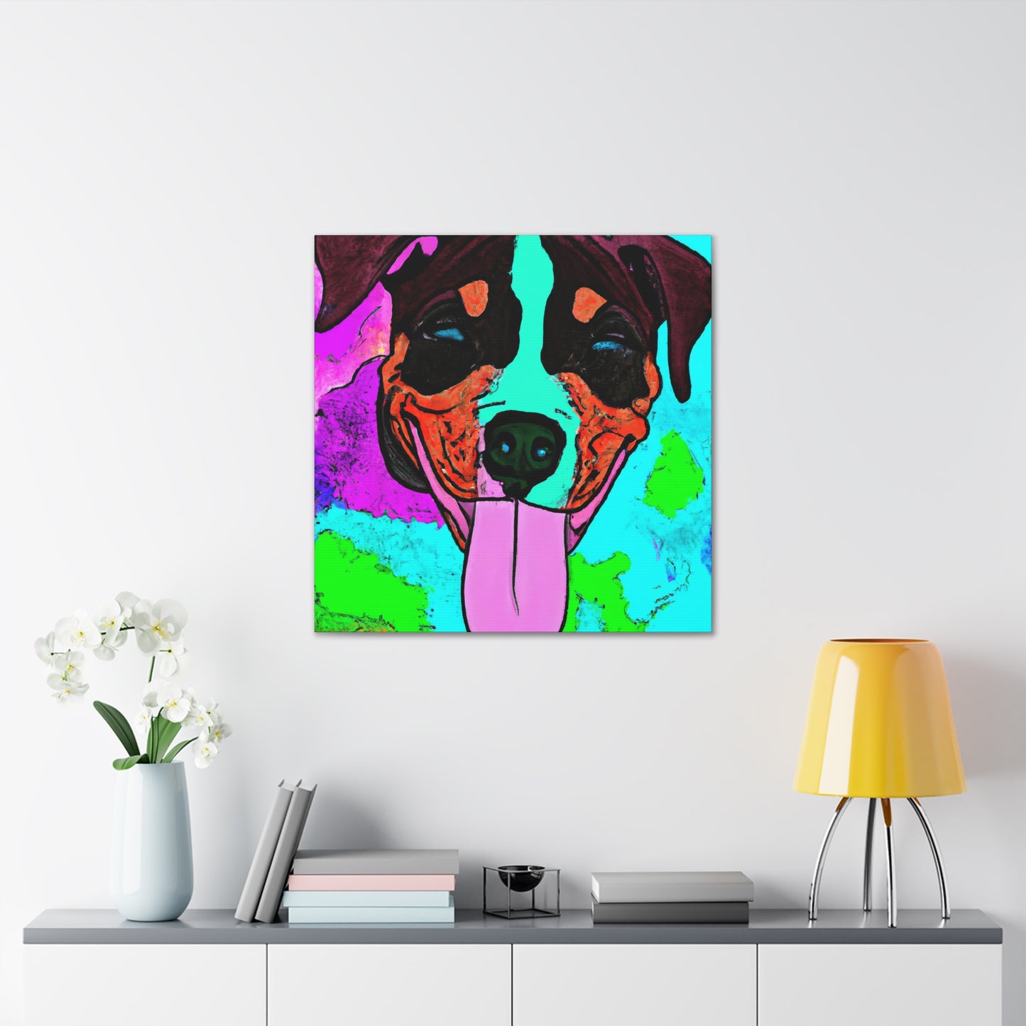 Gwendolyn de LaVallee - Pitbull Puppy - Canvas