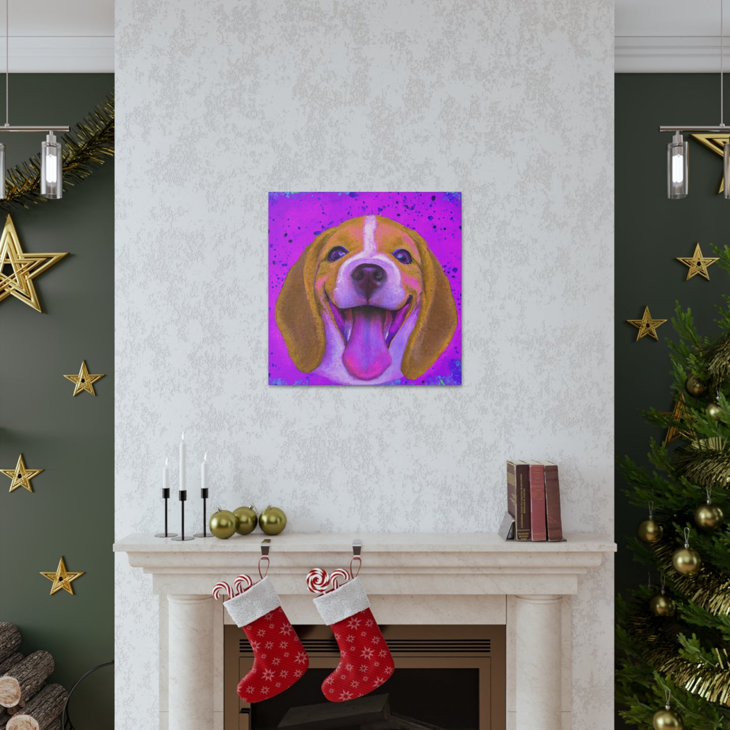 Prince Arturius the Magnificent - Beagle Puppy - Canvas