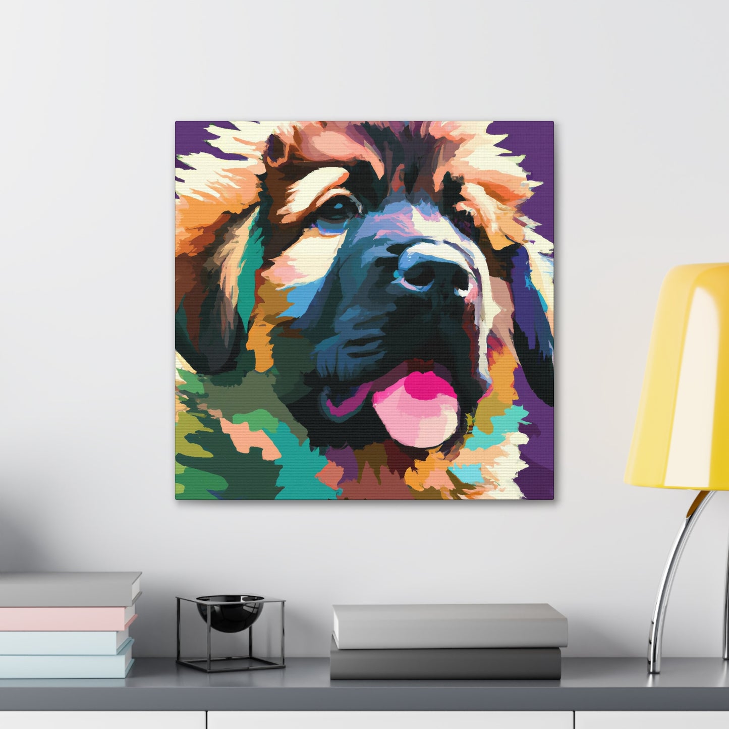 Baroness Aemilia von Preuss - Leonberger - Canvas