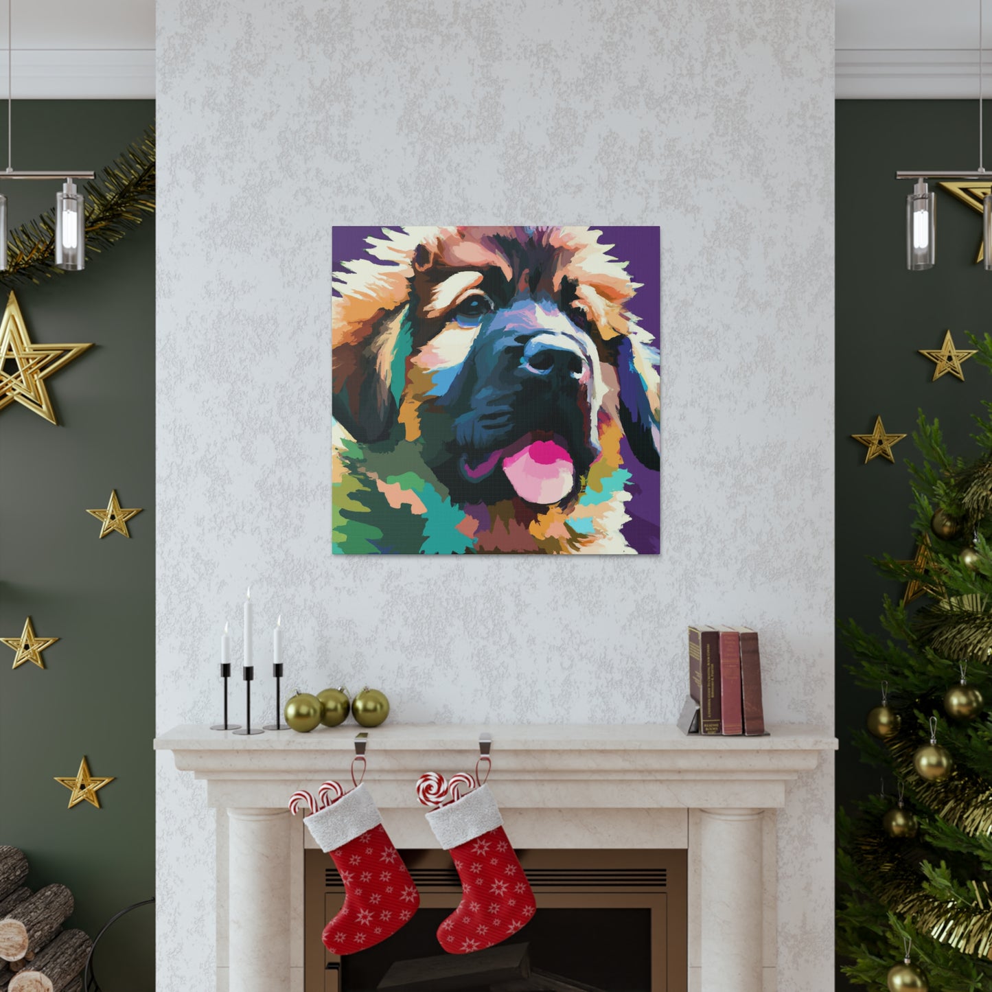 Baroness Aemilia von Preuss - Leonberger - Canvas