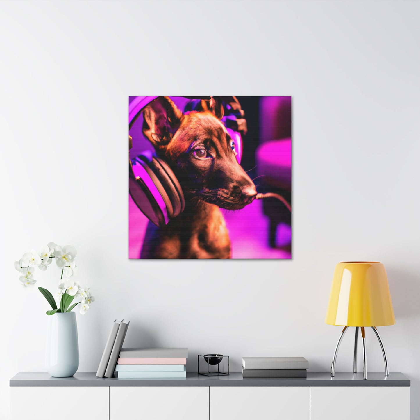 Count Henrietta de Ligne - Belgian Malinois - Canvas