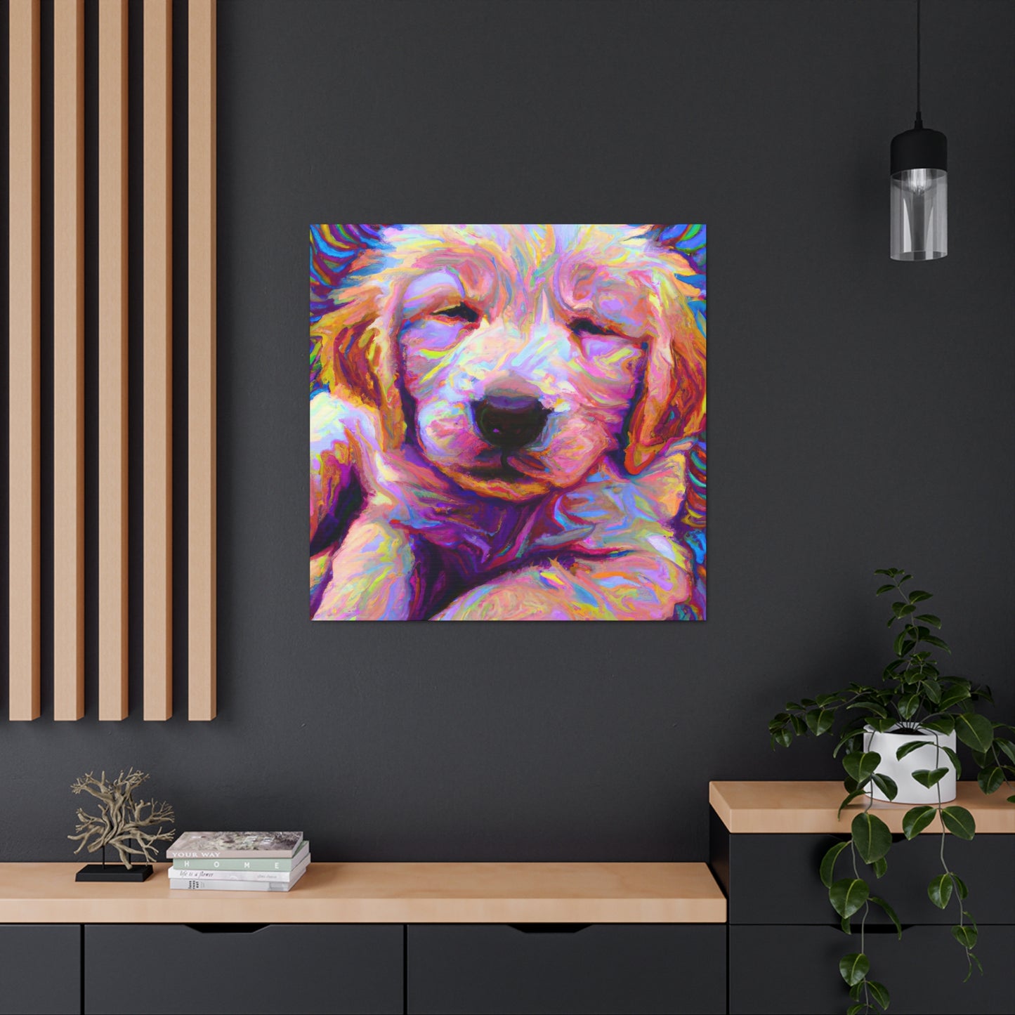 Titianus DeAristocratia - Golden Retriever Puppy - Canvas