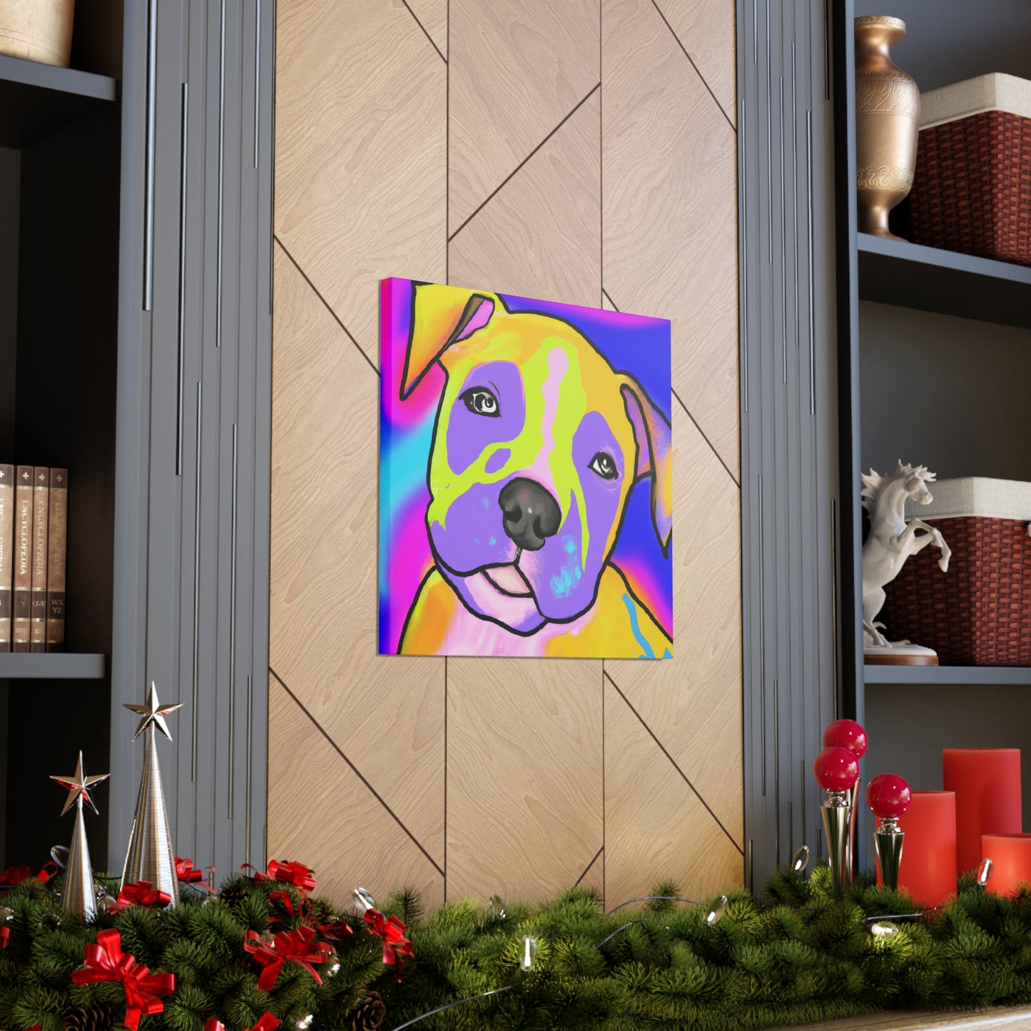 Rembrandt de Couronne - Pitbull Puppy - Canvas